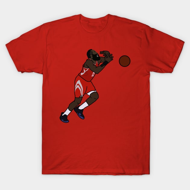 James Harden Flop- NBA Houston Rockets T-Shirt by xavierjfong